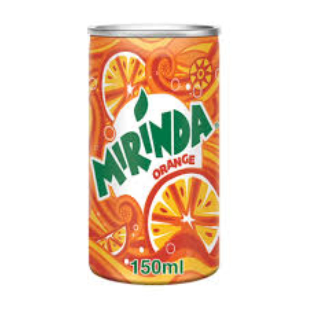MIRINDA ORANGE CAN 150ML